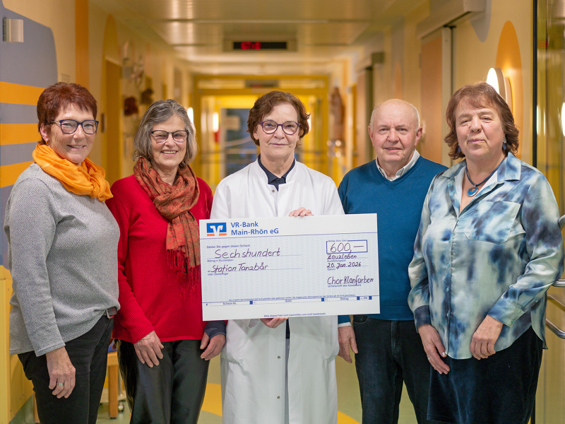 Chor „Klangfarben“ unterstützt Versorgung behinderter Patienten