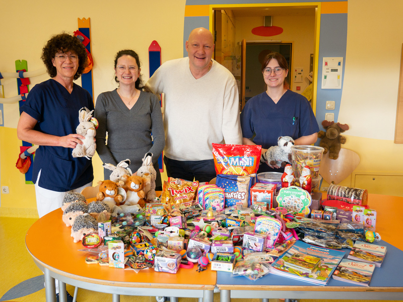 Neues Spielzeug für die Patienten der Missio Kinderklinik